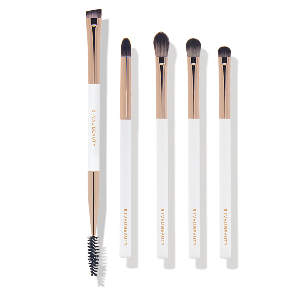 極簡白色刷具系列 - 眼部刷具5隻組