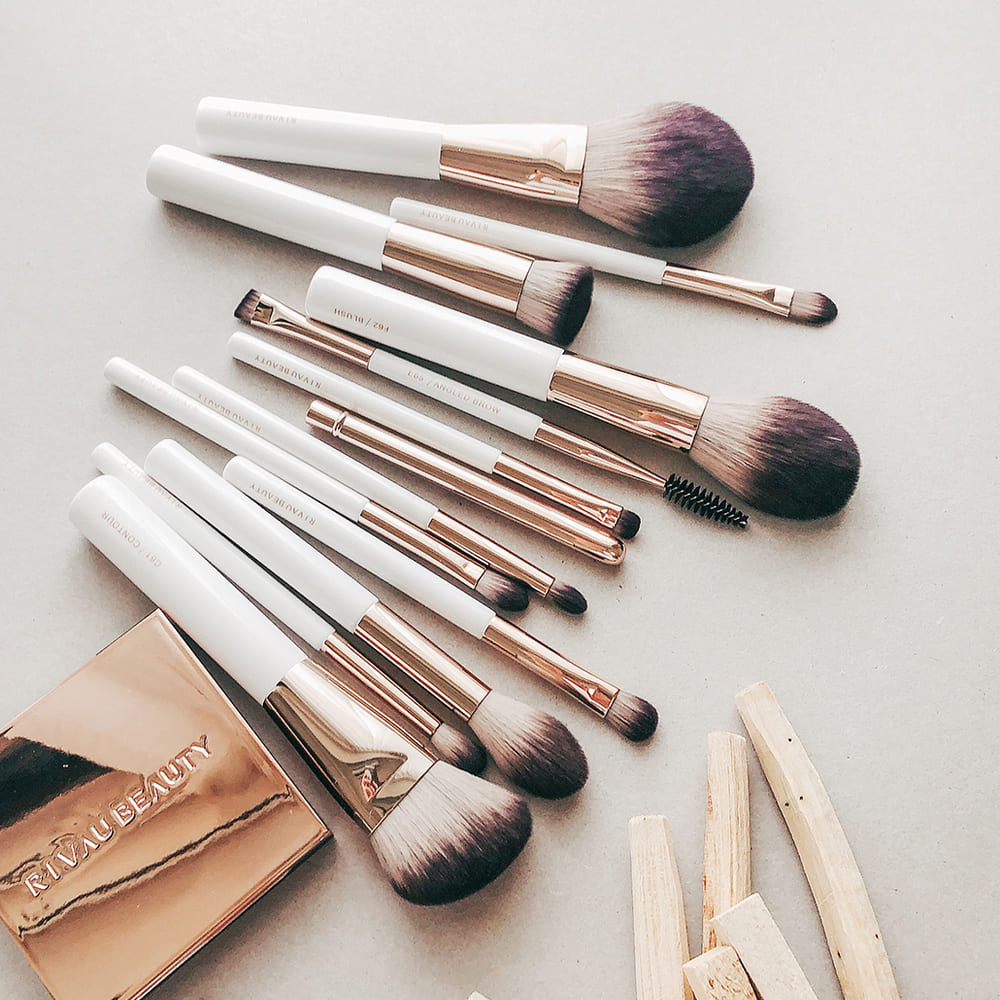 極簡白色刷具系列 - 眼部刷具5隻組