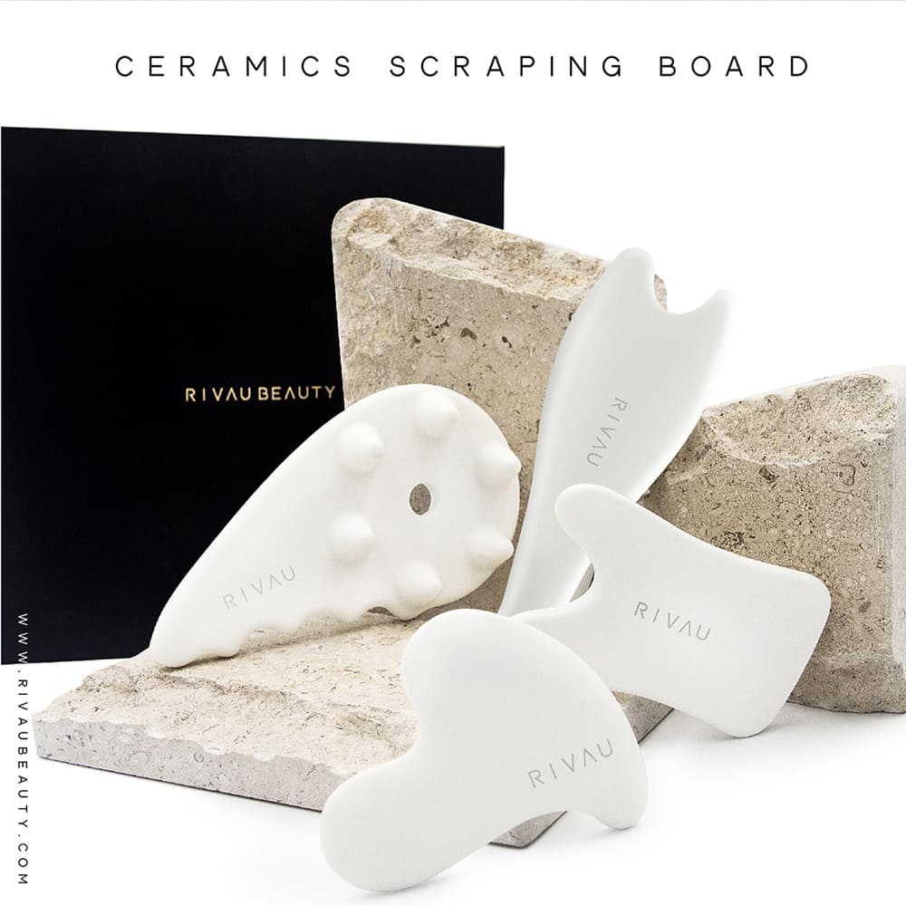 臉部醒膚陶瓷刮痧板