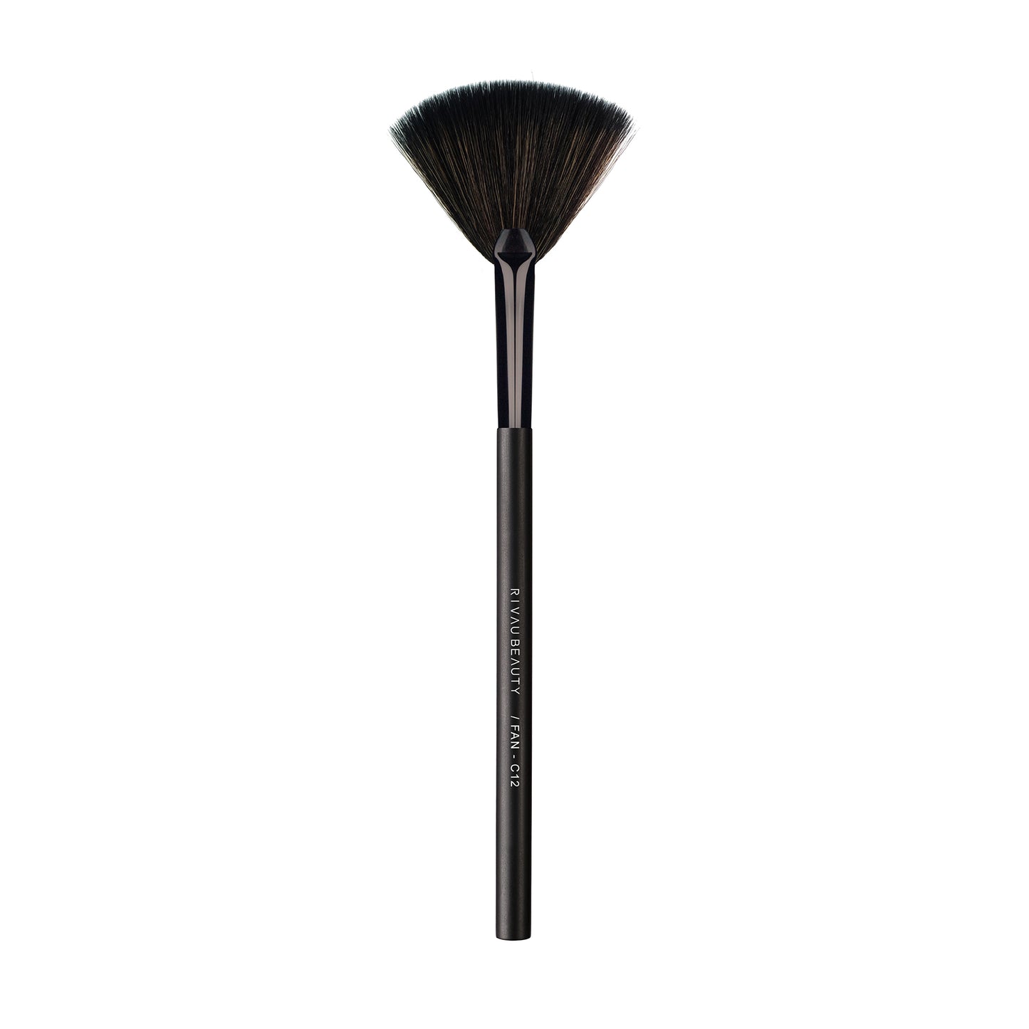 C12 扇型刷 - 黑色系列 化妝刷 刷具 , C12 Fan Brush, Black Makeup Brush Collection