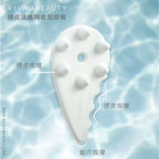 頭皮活絡陶瓷刮痧板｜附絨布袋・頭皮按摩・頭部按摩