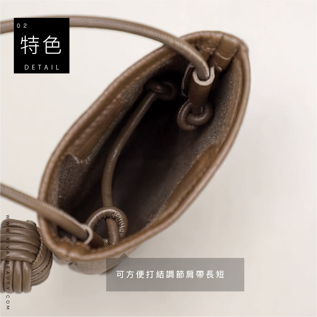 真皮手機斜背包｜5色 頭層牛皮手機包、隨身小包
