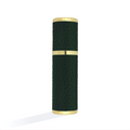 Rivau Beauty 皮革旅行香水噴霧分裝瓶｜綠色 金色 荔枝皮 Green Perfume Travel Refillable Bottle