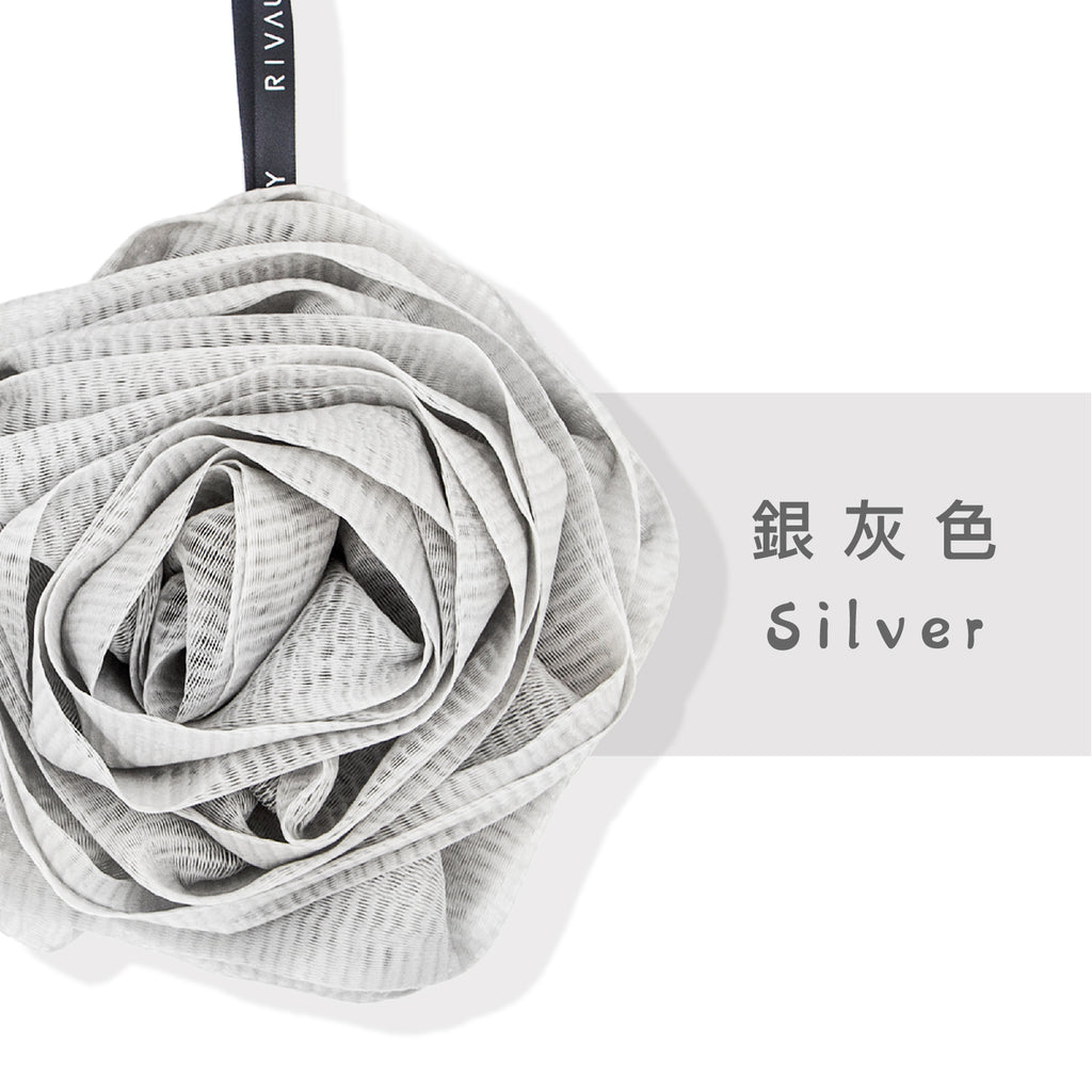 細緻玫瑰沐浴花球｜70g 超大沐浴球